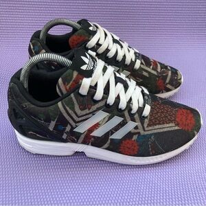 ADIDAS ZX FLUX LOW Running Sneakers TRAINERS WOMEN SHOES Size 8